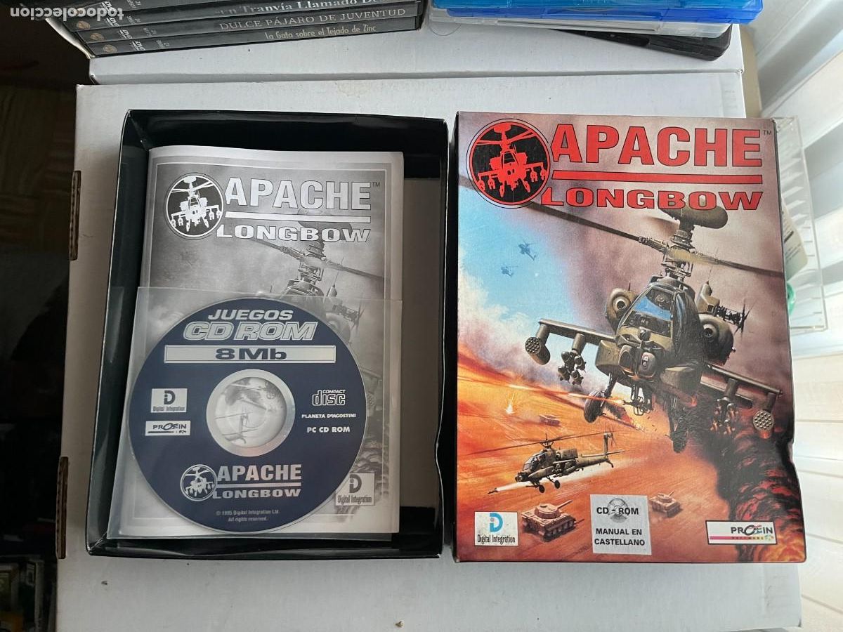 Videojuegos y consolas: APACHE LONGBOW PC CD BIG BOX KREATEN - Foto 1