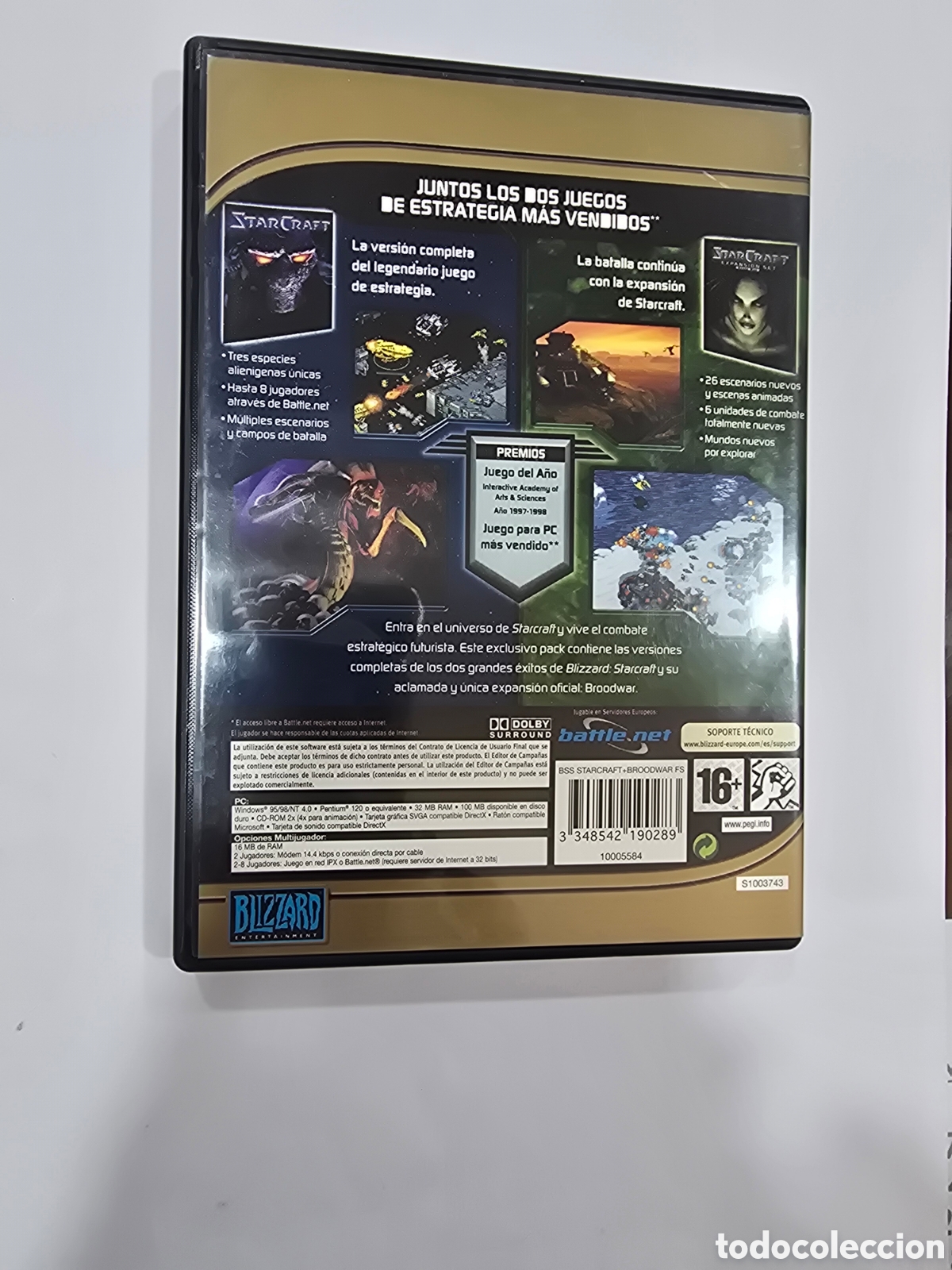 Videojuegos y consolas: STAR CRAFT - BLIZZARD , JUEGO PC CD - ROM - Foto 2