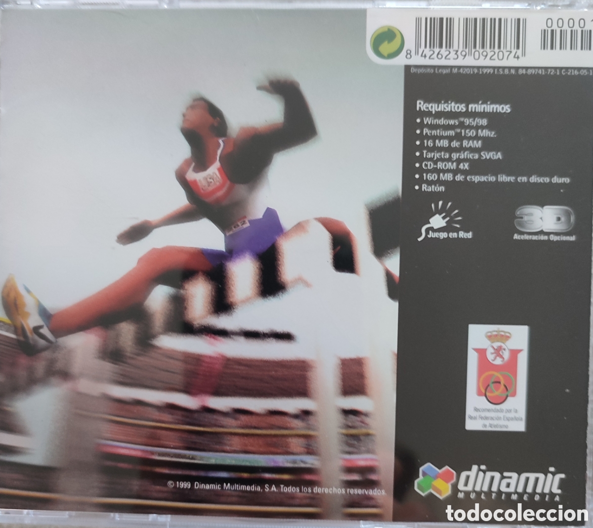 Videojuegos y consolas: PC Atletismo 2000 - @1999 Dinamic Multimedia - Foto 2