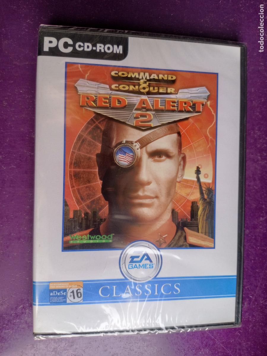 Videojuegos y consolas: COMMAND AND CONQUER - RED ALERT 2 - PC CD -ROM - VIDEOJUEGO VINTAGE - PRECINTADO - Foto 1