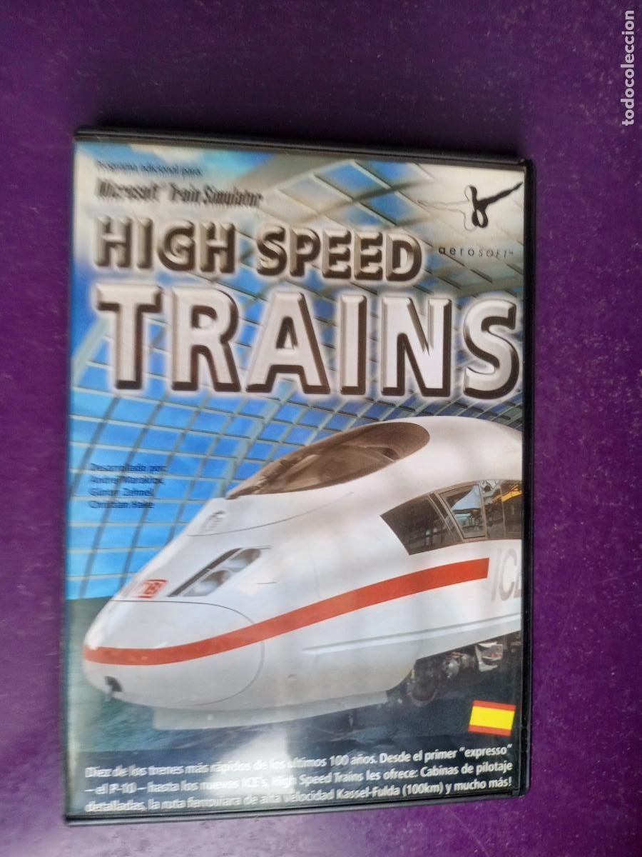 Videojuegos y consolas: HIGH SPEED TRAIN - PC CD -ROM - VIDEOJUEGO VINTAGE - - Foto 1