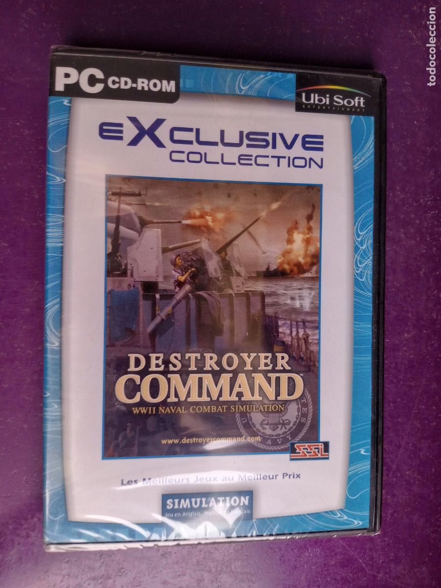 Videojuegos y consolas: DESTROYER COMMAND - NAVAL COMBAT SIMULATION - PC CD -ROM - VIDEOJUEGO VINTAGE - PRECINTADO - Foto 1