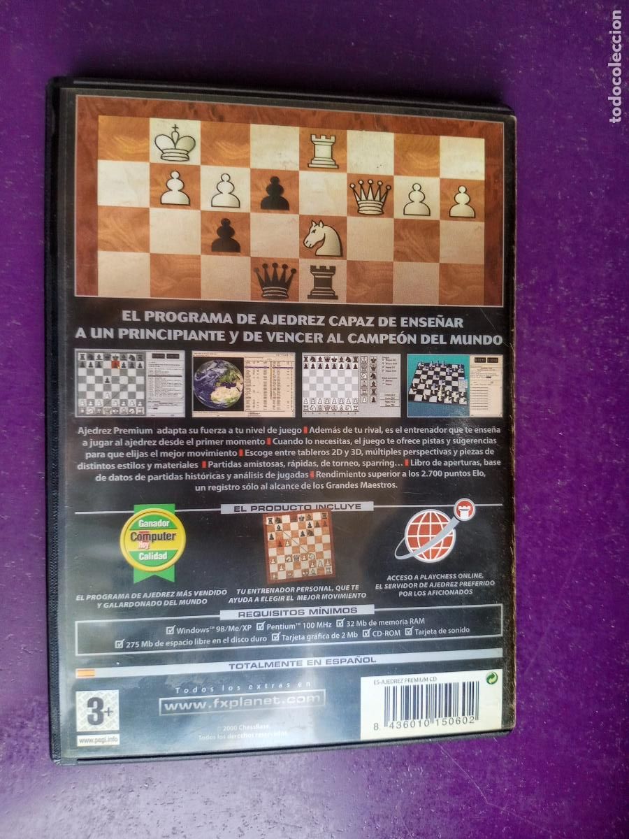 Videojuegos y consolas: AJEDREZ PREMIUM - PC CD-ROM - VIDEOJUEGO VINTAGE - - Foto 2