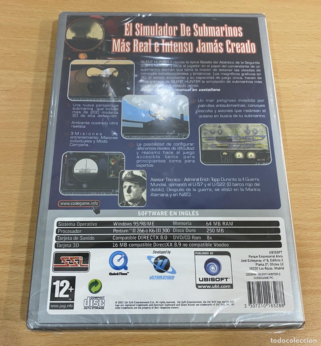 Videojuegos y consolas: JUEGO EN CD PARA PC - U-BOOTE SILENT HUNTER 2. PRECINTADO - Foto 3