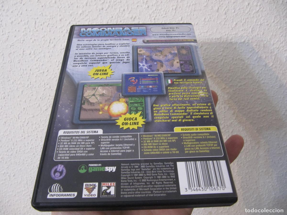 Videojuegos y consolas: MOONBASE COMMANDER PC CD-ROM - Foto 2