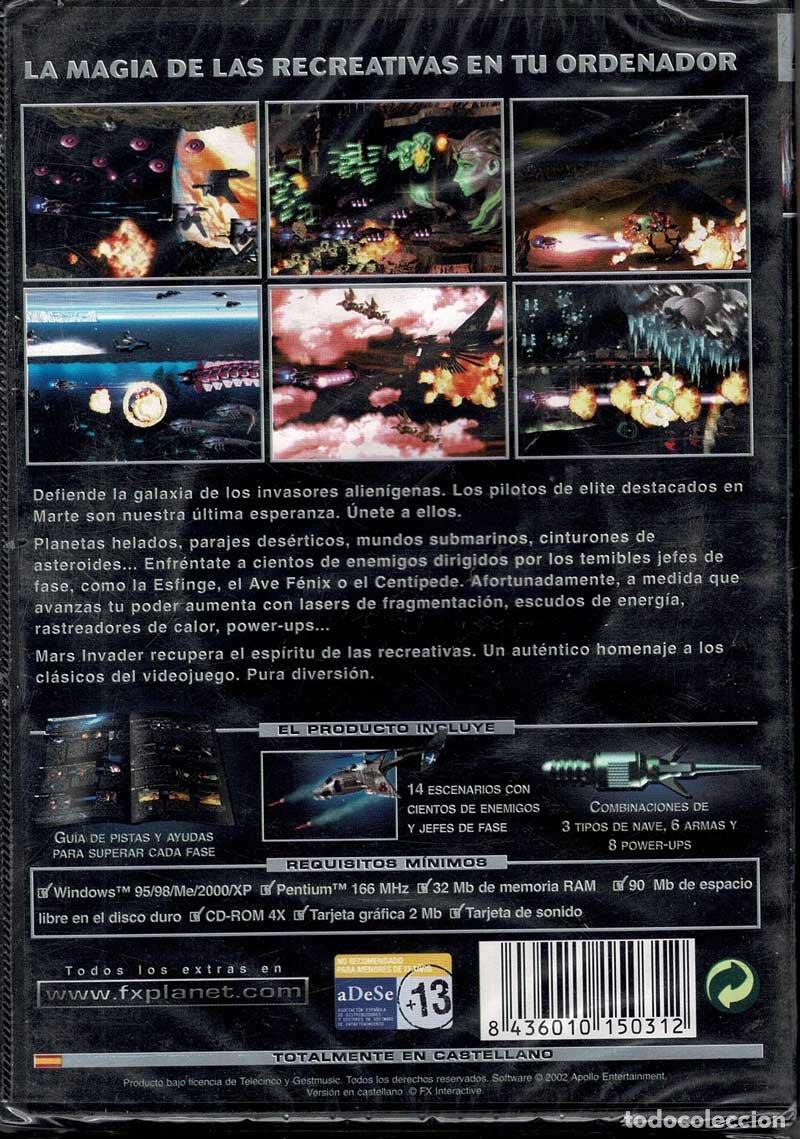 Videojuegos y consolas: Mars Invader. El videojuego de Cr&oacute;nicas Marcianas. PC (precintado) - Foto 2