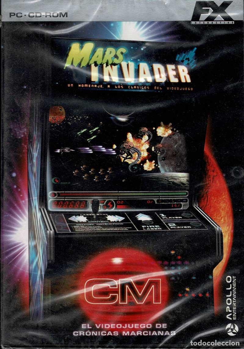 Videojuegos y consolas: Mars Invader. El videojuego de Cr&oacute;nicas Marcianas. PC (precintado) - Foto 1