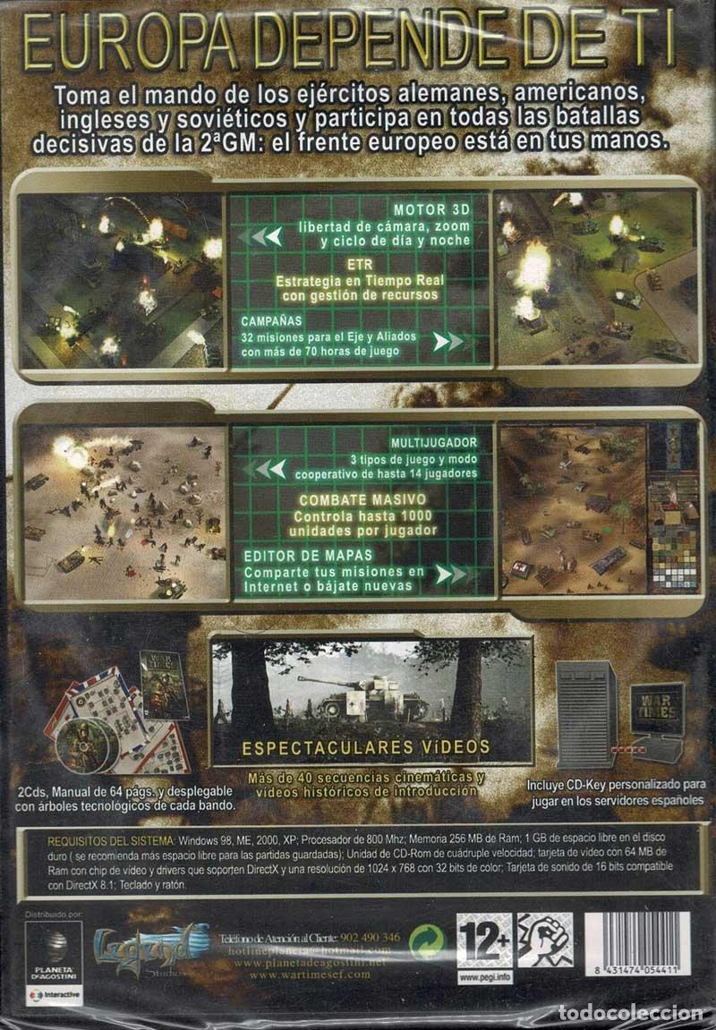 Videojuegos y consolas: War Times: European Frontline. PC (precintado) - Foto 2