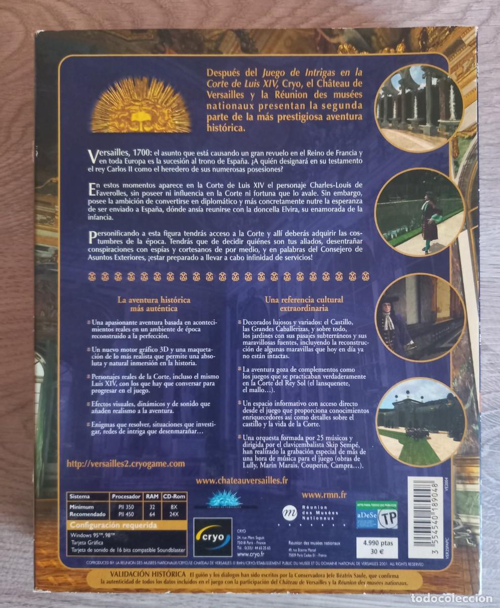 Videojuegos y consolas: Juego PC Versalles II - Foto 7