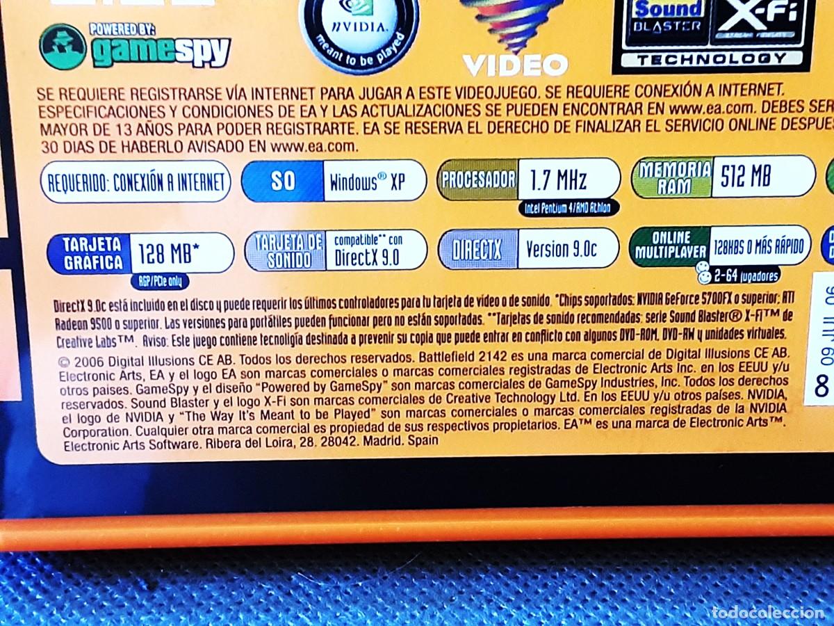 Videojuegos y consolas: JUEGO PC 2142 BATTLEFIELD A&Ntilde;O 2006 - Foto 5