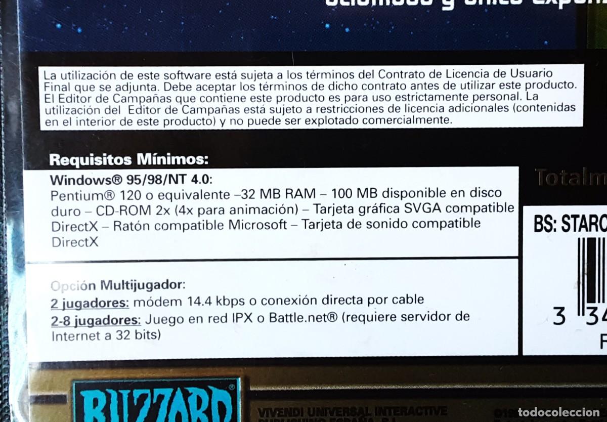 Videojuegos y consolas: JUEGO PC STAR CRAFT BLIZZARD A&Ntilde;O 2001 - Foto 5