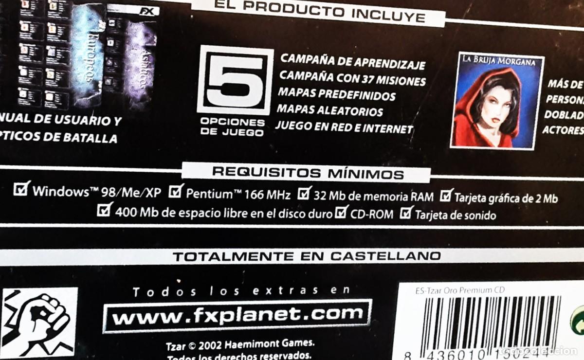 Videojuegos y consolas: JUEGO PC TZAR EDICION DE ORO FX A&Ntilde;O 2002 - Foto 4