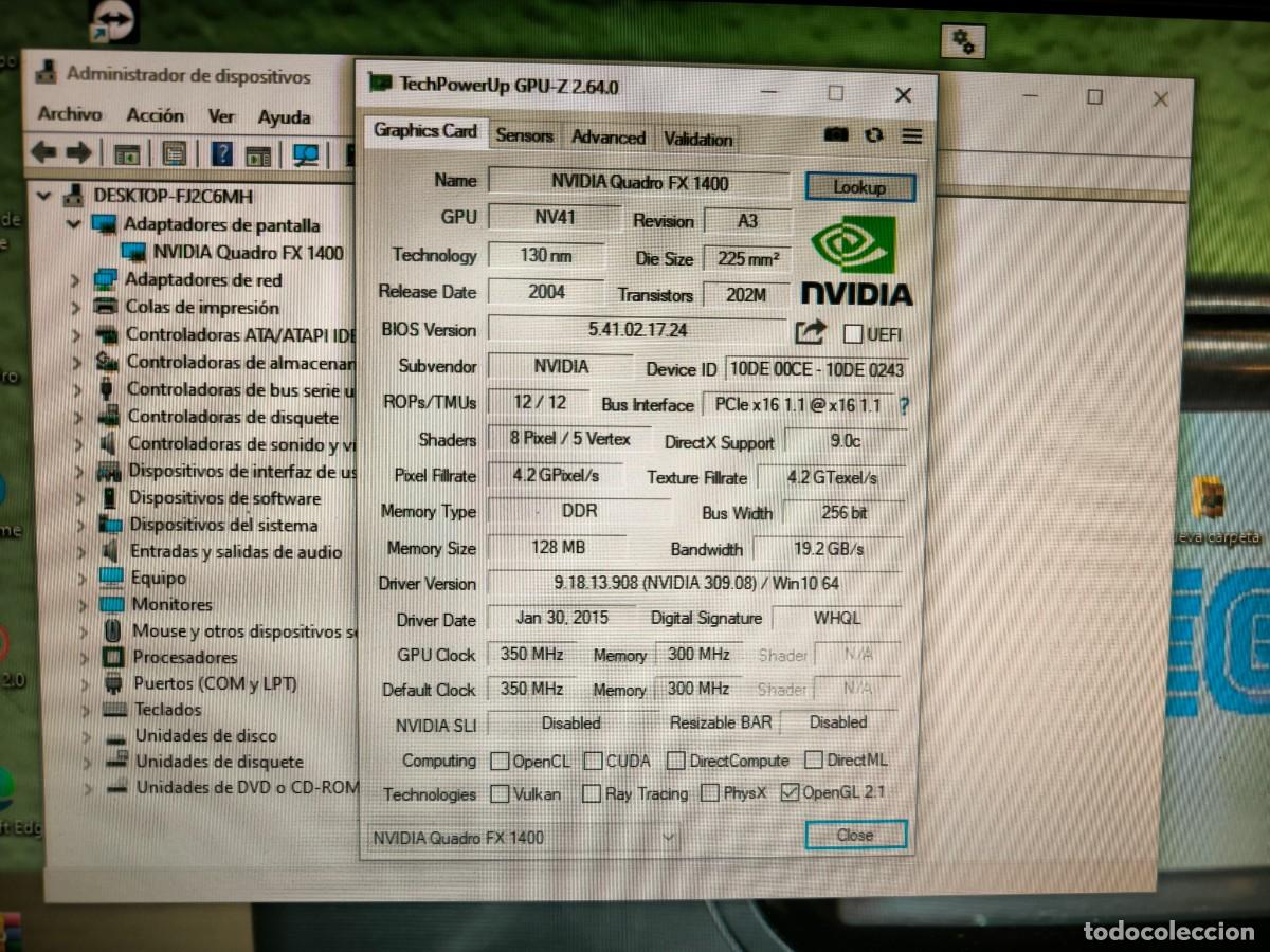 Videojuegos y consolas: Tarjeta Gr&aacute;fica Nvidia Quadro FX 1400 - Foto 4