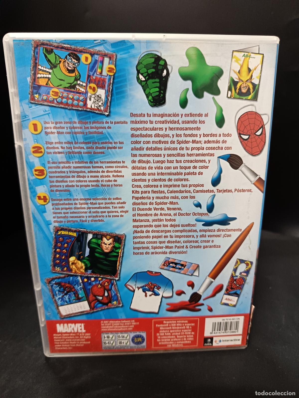 Videojuegos y consolas: the amazing SPIDER-MAN, PAINT & CREATE - PC CD - Foto 2