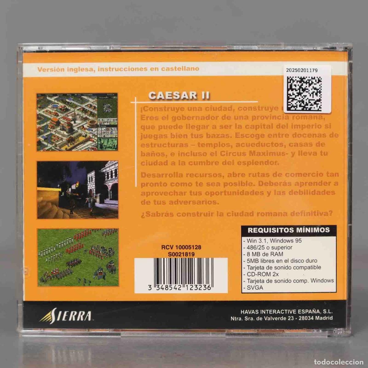 Videojuegos y consolas: PC CD-ROM. CAESAR II - Foto 2