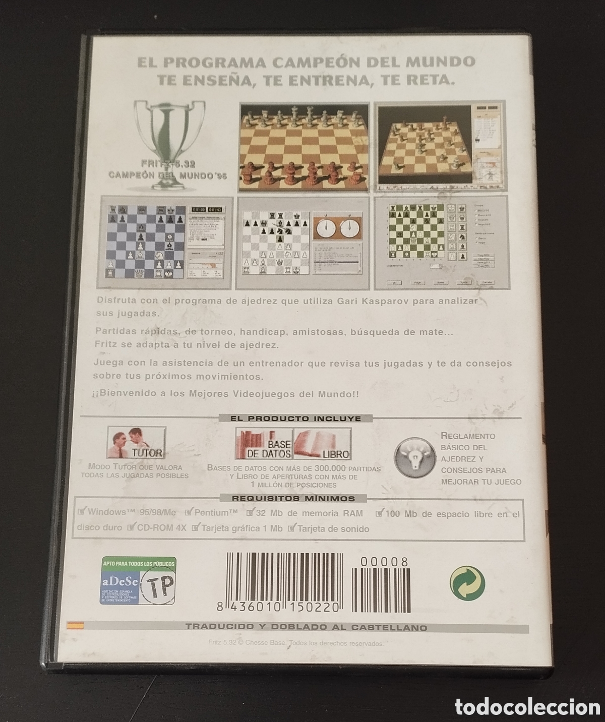 Videojuegos y consolas: JUEGO PC CD ROM FRITZ 5. PROGRAMA AJEDREZ - Foto 2