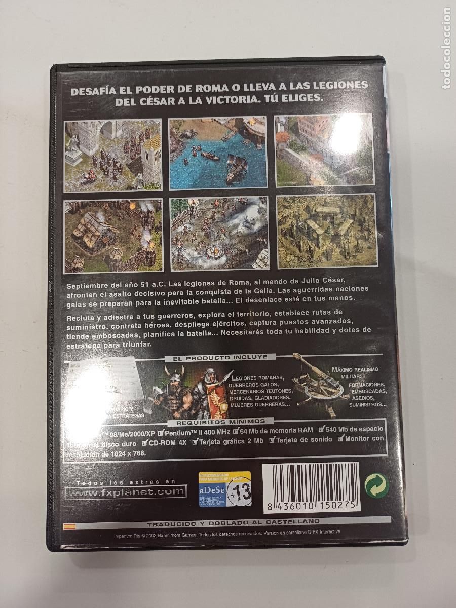 Videojuegos y consolas: IMPERIVM RTS/LA GUERRA DE LAS GALIAS/PC. - Foto 3