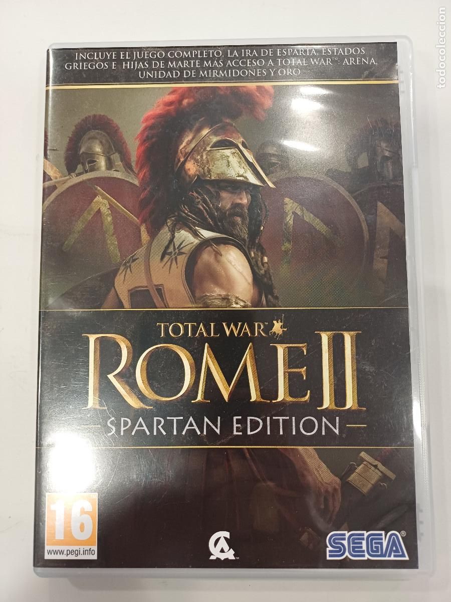 Videojuegos y consolas: ROME II/TOTAL WAR SPARTAN EDITION/PC 2 DISCOS. - Foto 1