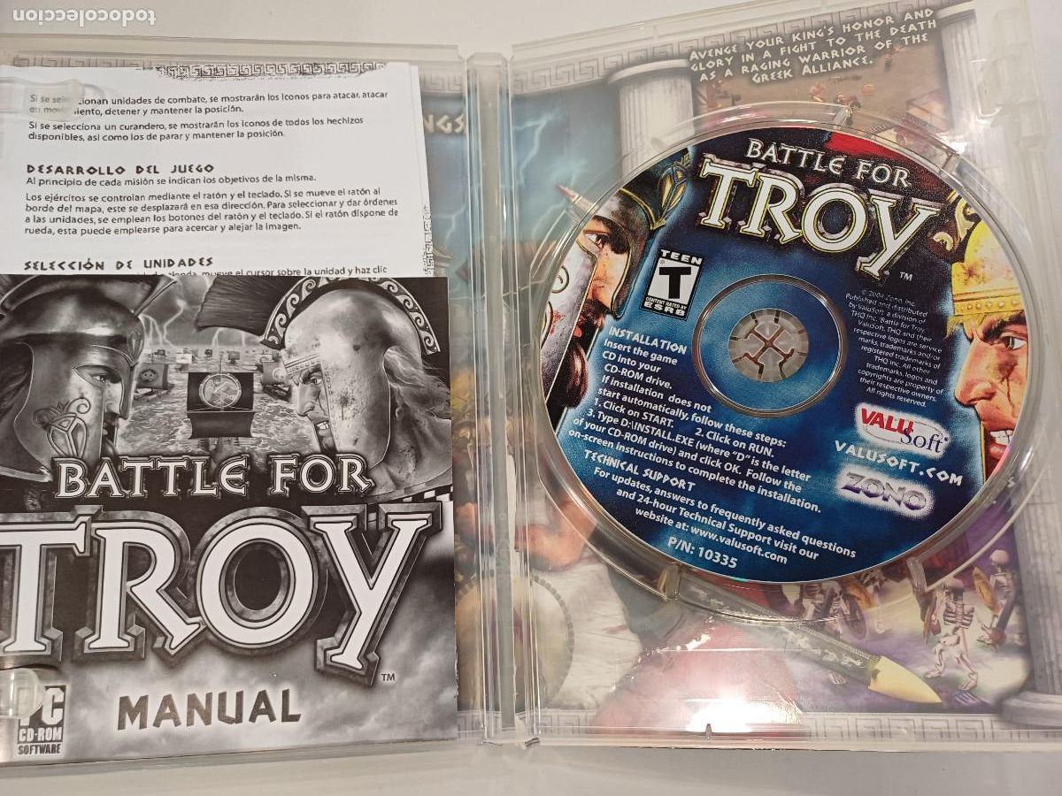Videojuegos y consolas: BATTLE FOR TROY/PC VALU SOFT. - Foto 2