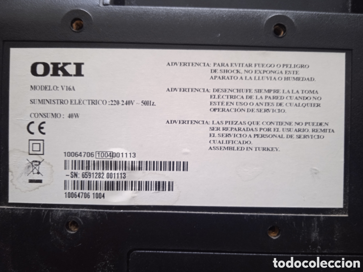 Videojuegos y consolas: Televisor Oki 16&rdquo; con TDT - Foto 5