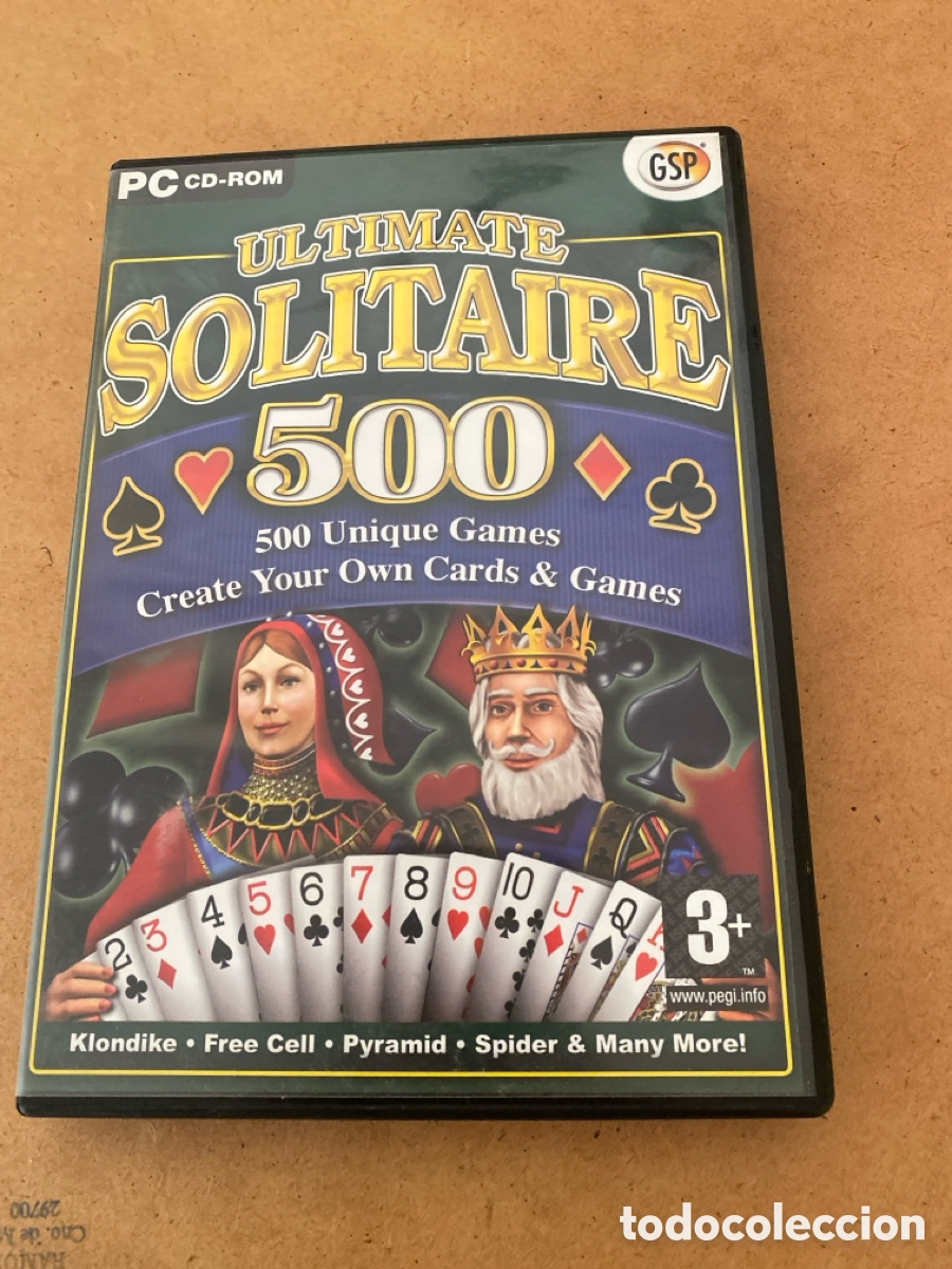 Videojuegos y consolas: PC CD-ROM ULTIMATE SOLITARE. GSP - Foto 1