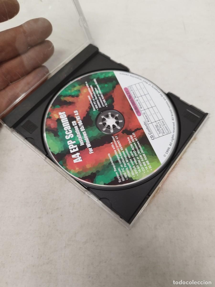Videojuegos y consolas: Cd, disco de instalacion A4 EPP Scanner. Windows 95/98/ NT 4.0 - Foto 1