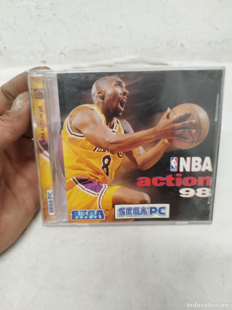 Videojuegos y consolas: Juego pc, cd rom Nba action 98. Sega pc. Computadora. - Foto 2