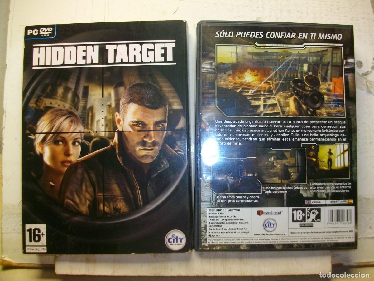 Videojuegos y consolas: Hidden Target JUEGO PC EDICION FUNDA CARTON - Foto 1