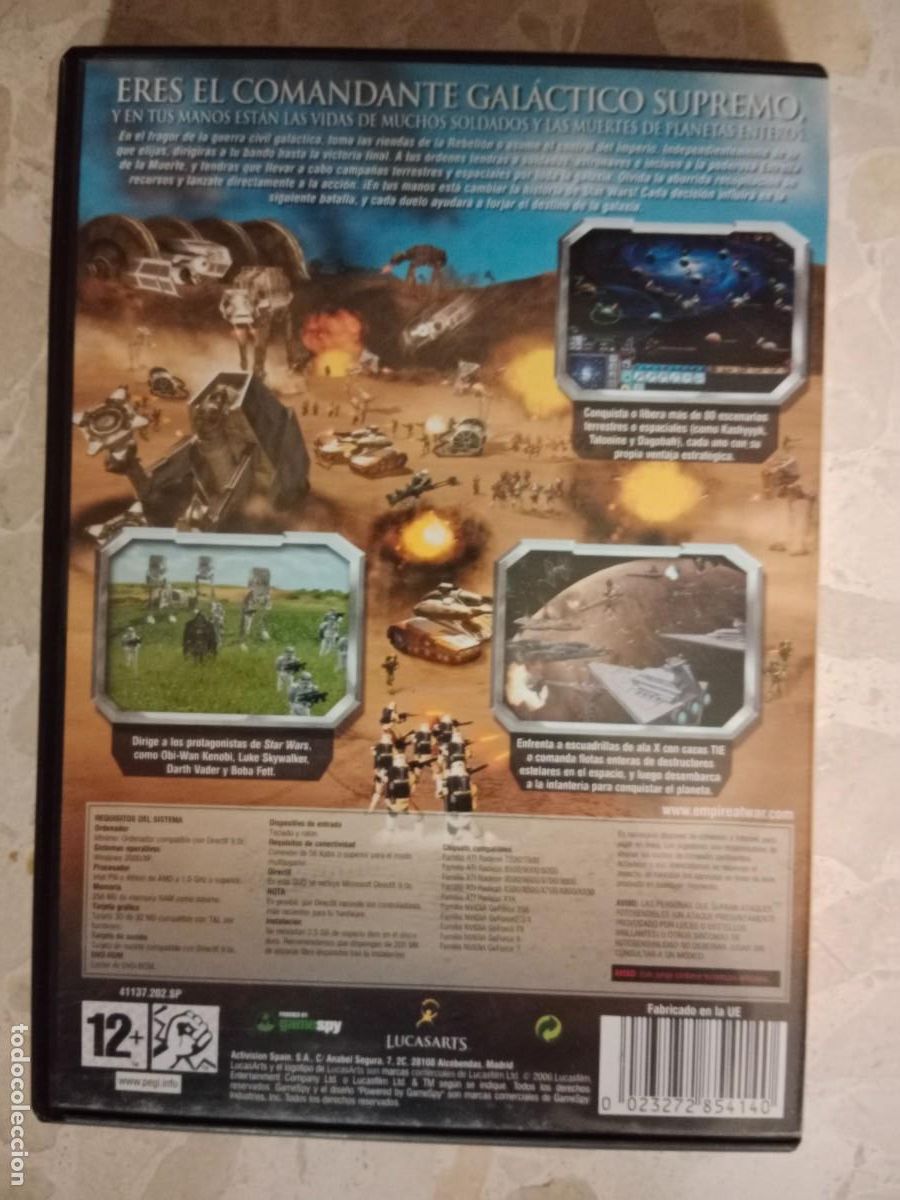 Videojuegos y consolas: VIDEOJUEGO PC DVD ROM - STAR WARS - EL IMPERIO EN GUERRA - Foto 2