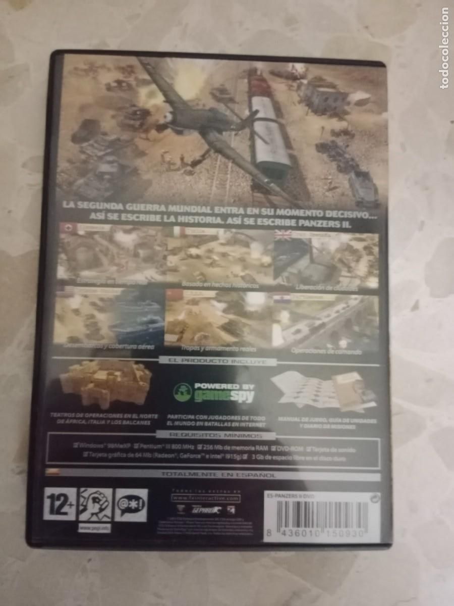 Videojuegos y consolas: VIDEOJUEGO PC DVD ROM - PANZERS II - Foto 2