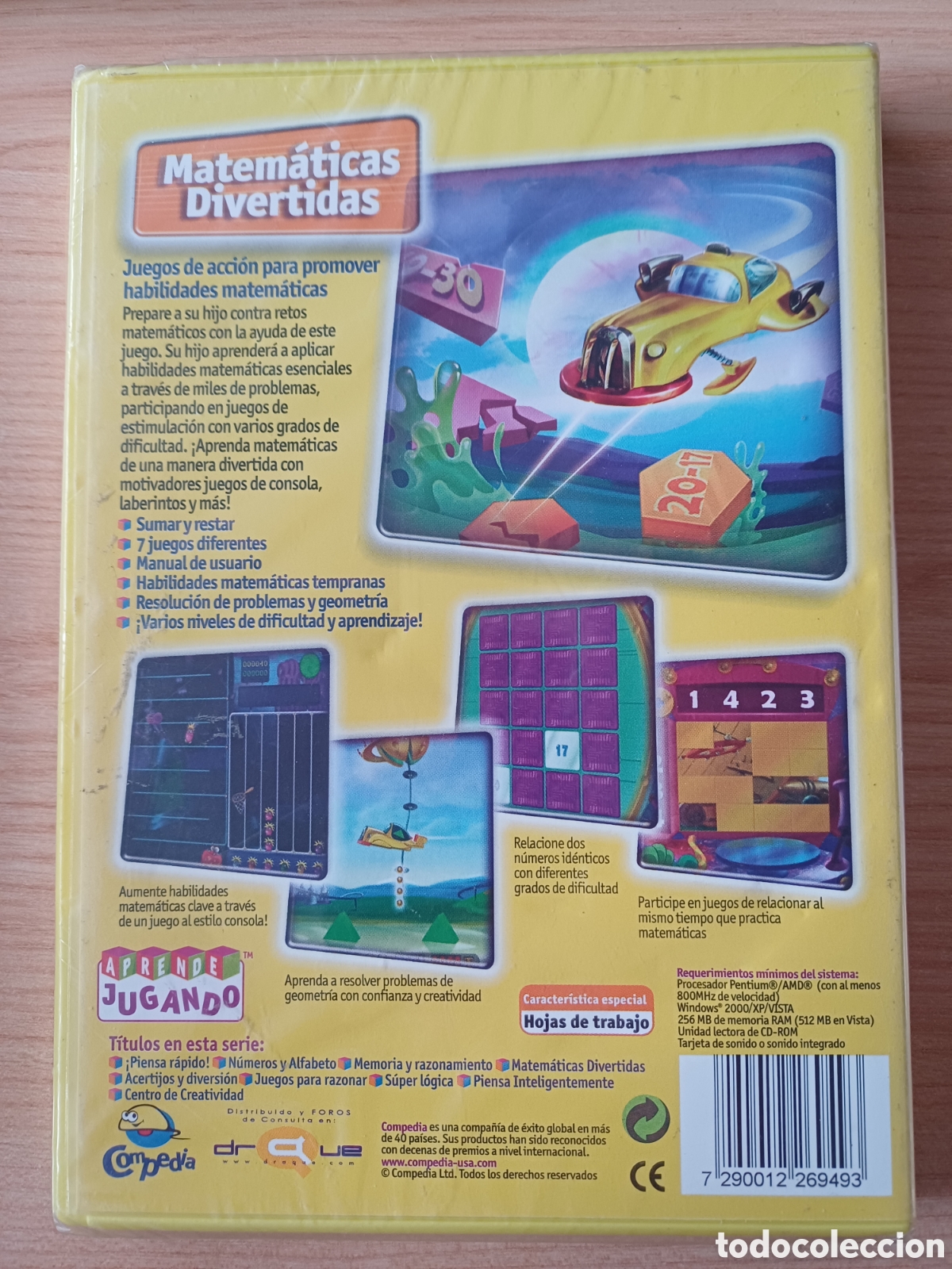 Videojuegos y consolas: MATEMATICAS DIVERTIDAS PC APRENDE JUGANDO - PRECINTADO - Foto 2