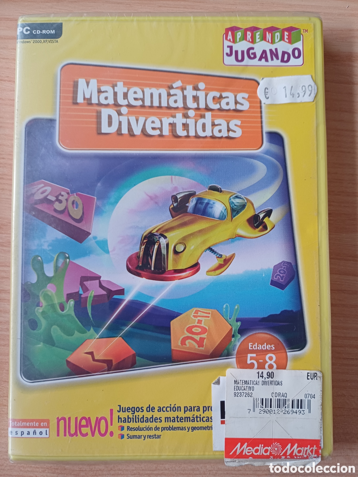 Videojuegos y consolas: MATEMATICAS DIVERTIDAS PC APRENDE JUGANDO - PRECINTADO - Foto 1