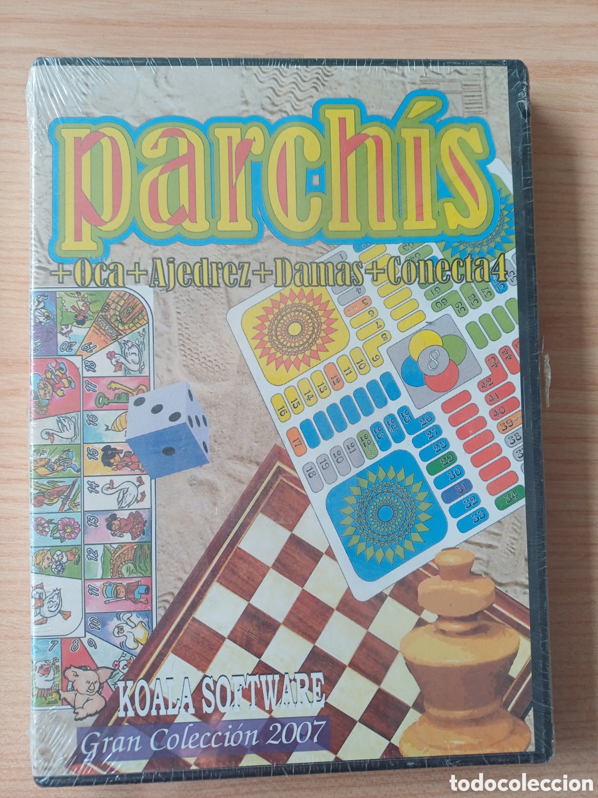Videojuegos y consolas: PARCHIS + OCA + AJEDREZ + DAMAS + CONECTA 4 PC - PRECINTADO - Foto 1