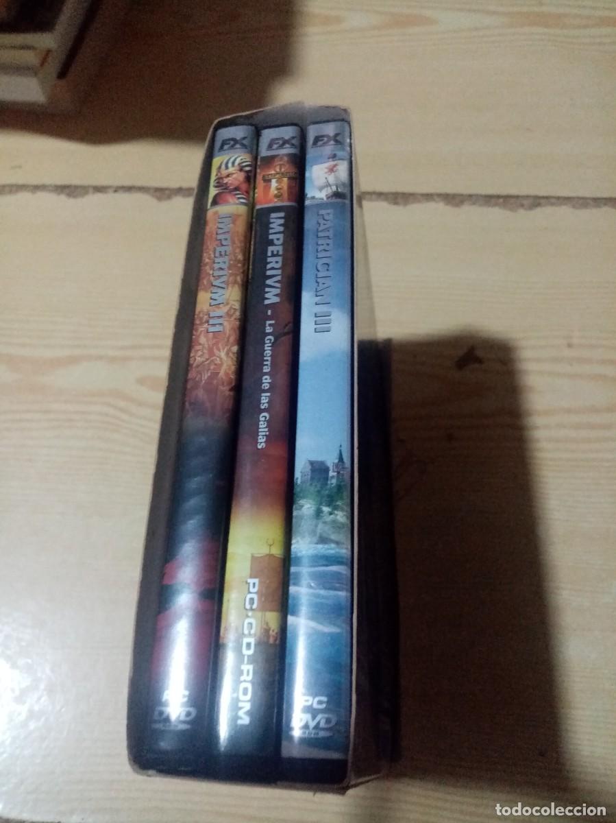 Videojuegos y consolas: PC DVD. MULTI ESTATEGIA IMPERIO DE LOS MARES. ESTUCHE CON 3 PC. - Foto 2