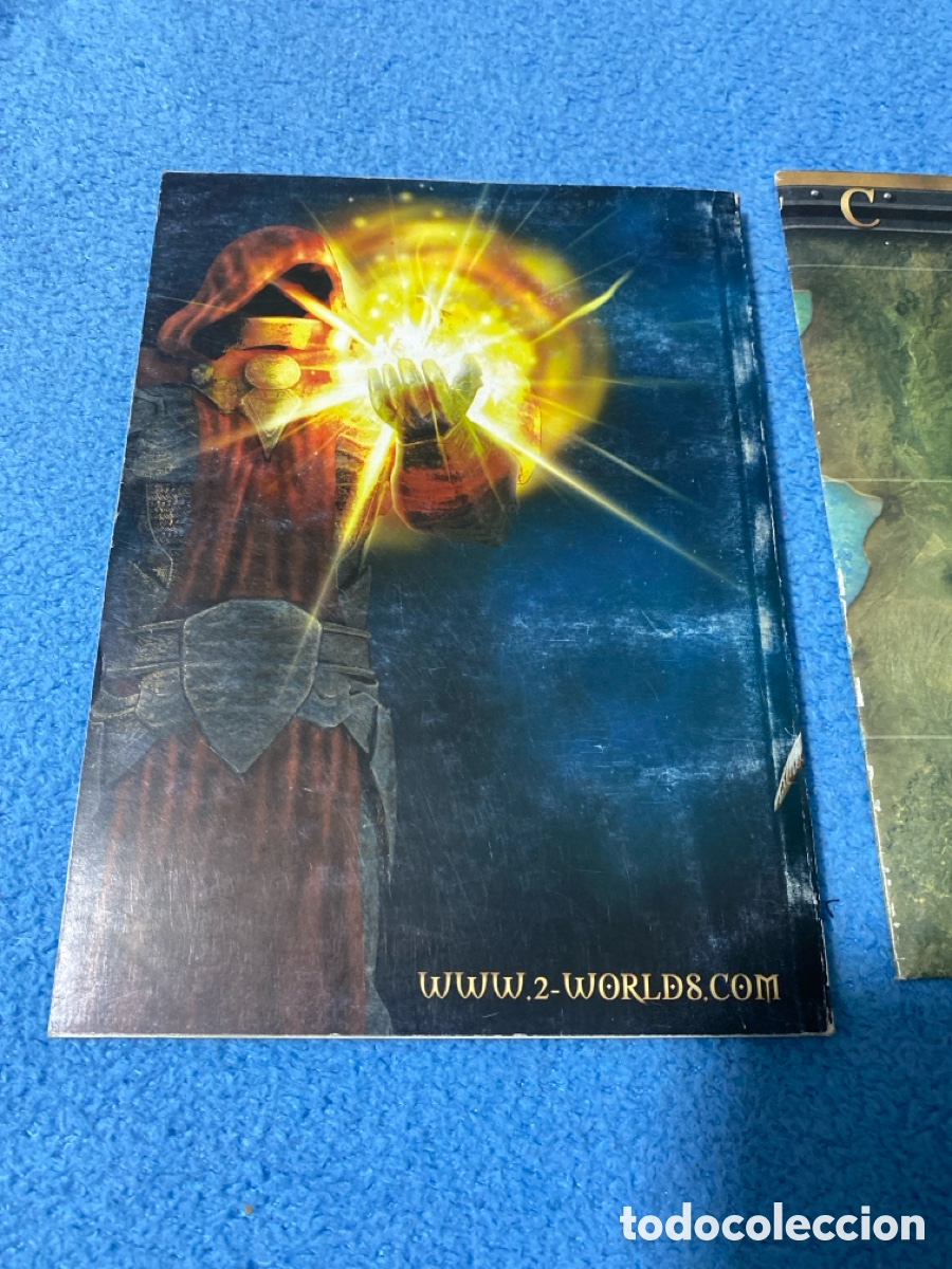 Videojuegos y consolas: MANUAL Y MAPA TWO WORLDS. 1999. En alem&aacute;n - Foto 4
