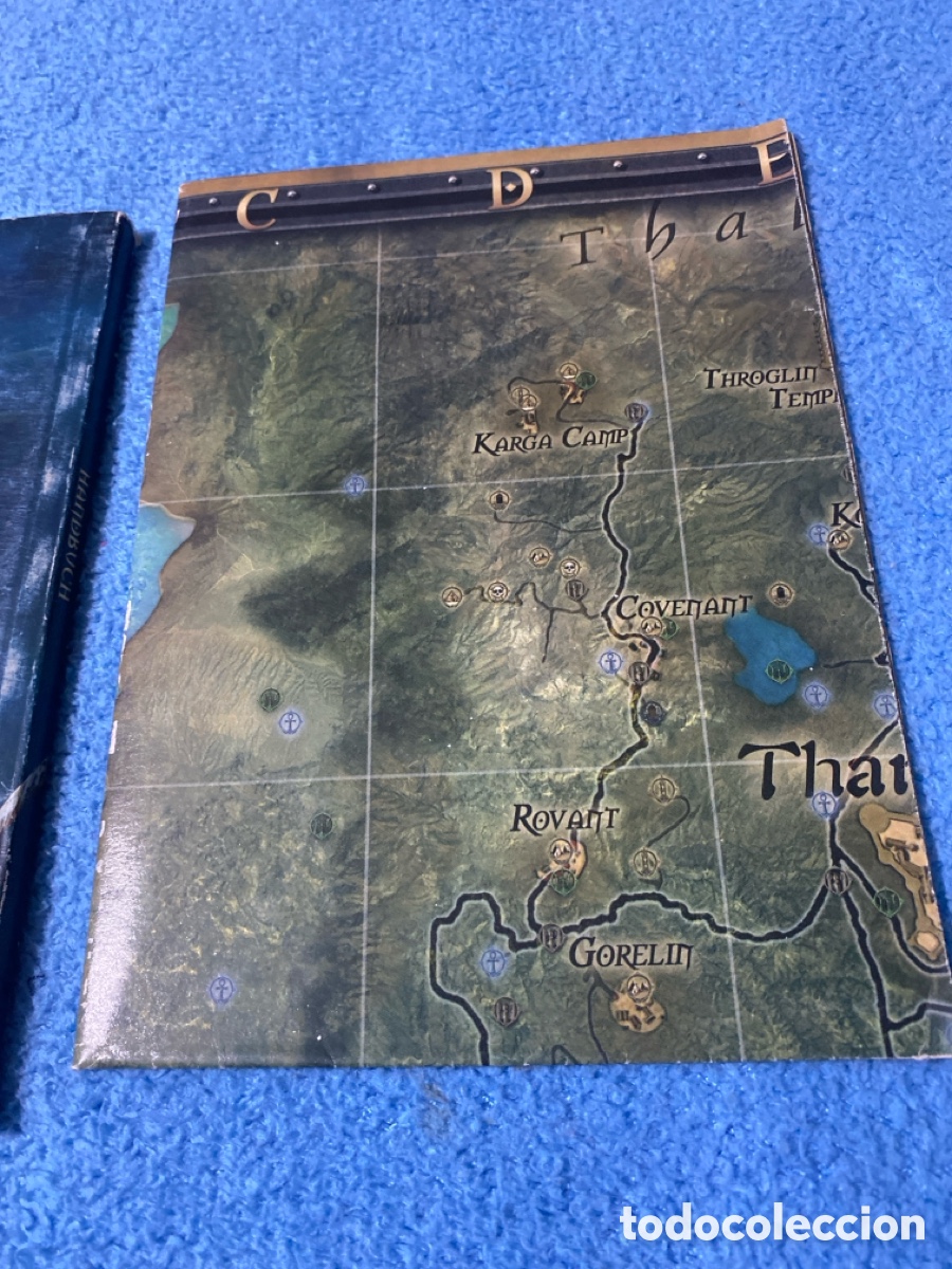 Videojuegos y consolas: MANUAL Y MAPA TWO WORLDS. 1999. En alem&aacute;n - Foto 5