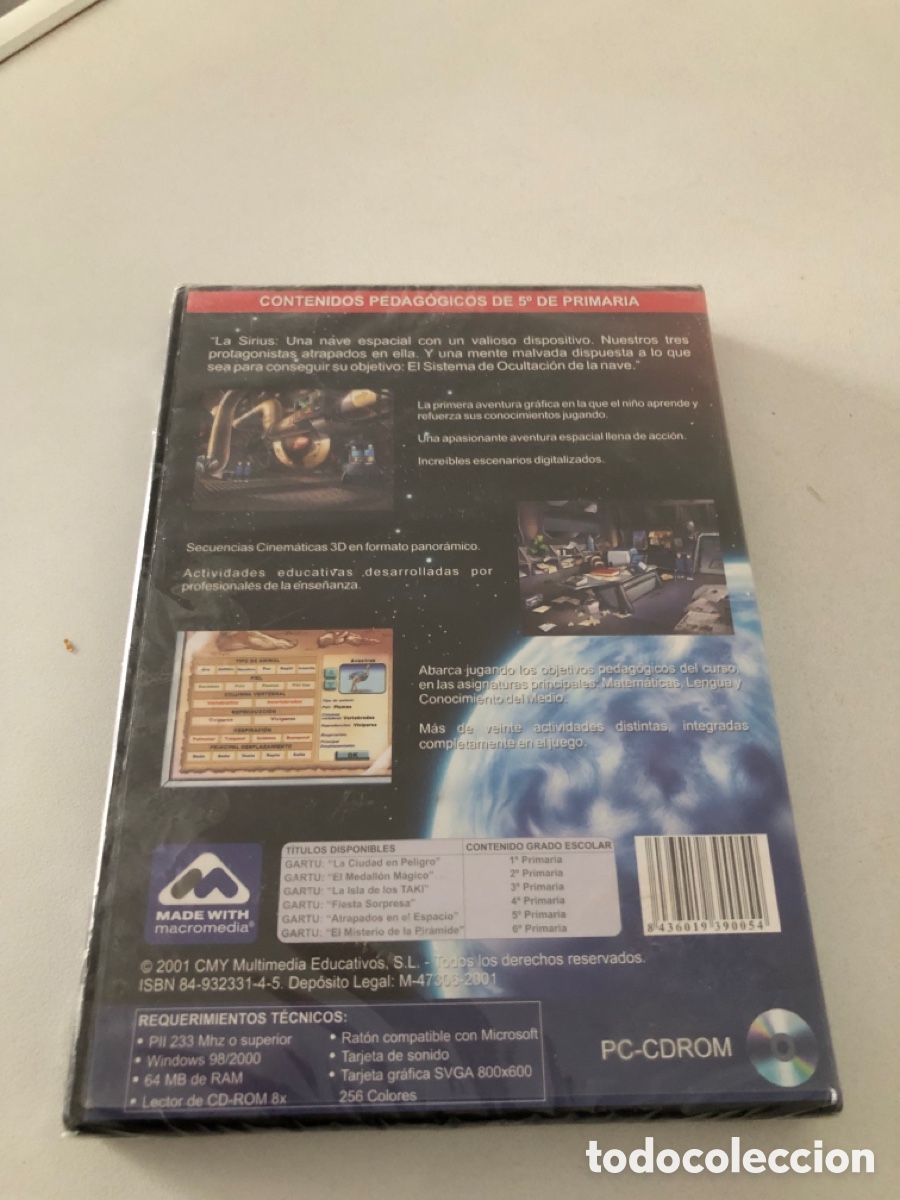 Videojuegos y consolas: Gartu: Atrapados En El Espacio Pc-CDROM Nuevo Precintado - Foto 2