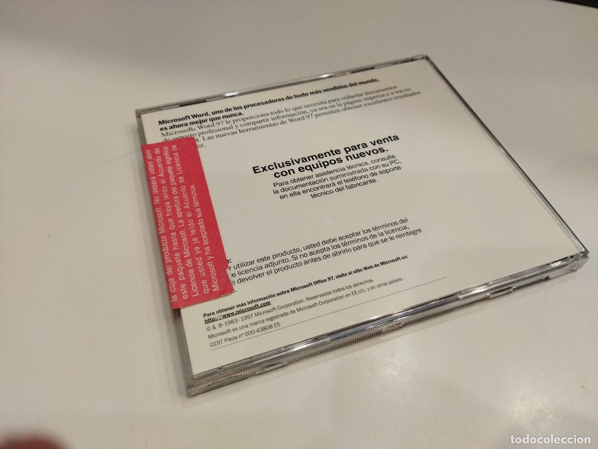 Videojuegos y consolas: MICROSOFT WORD 97 SOFTWARE CD - MICROSOFT 1997 - COMO NUEVO - Foto 6