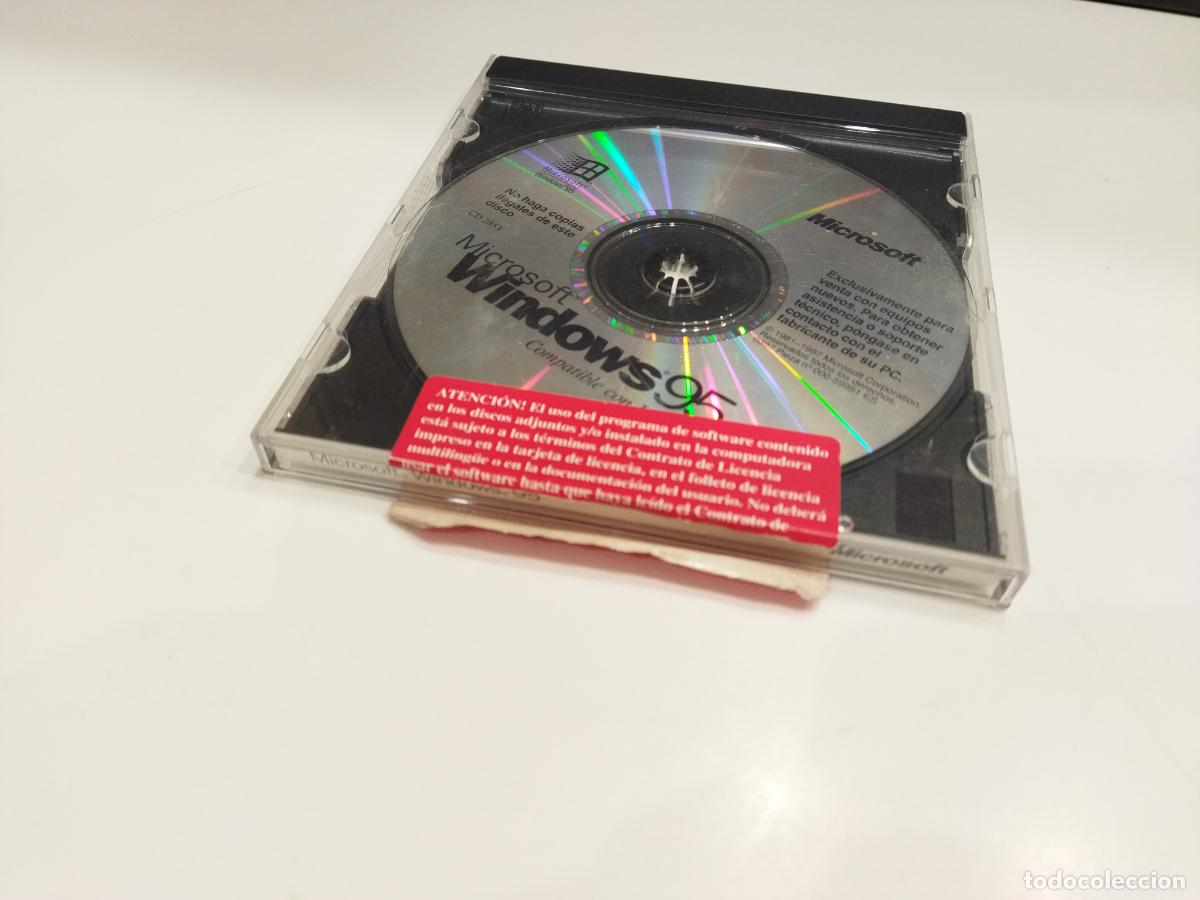 Videojuegos y consolas: WINDOWS 95 SOFTWARE CD - MICROSOFT 1997 - COMO NUEVO - Foto 2