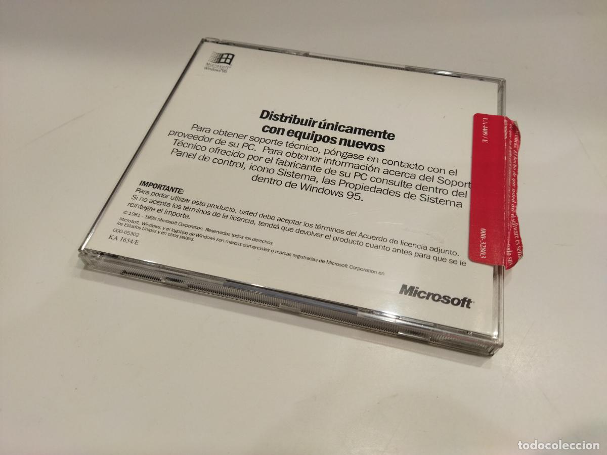 Videojuegos y consolas: WINDOWS 95 SOFTWARE CD - MICROSOFT 1997 - COMO NUEVO - Foto 5