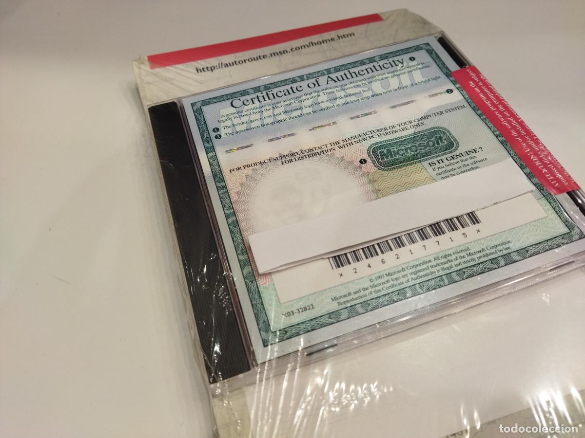 Videojuegos y consolas: MICROSOFT AUTOROUTE EXPRESS EUROPA - SOFTWARE CD - NUEVO SIN ABRIR - Foto 3