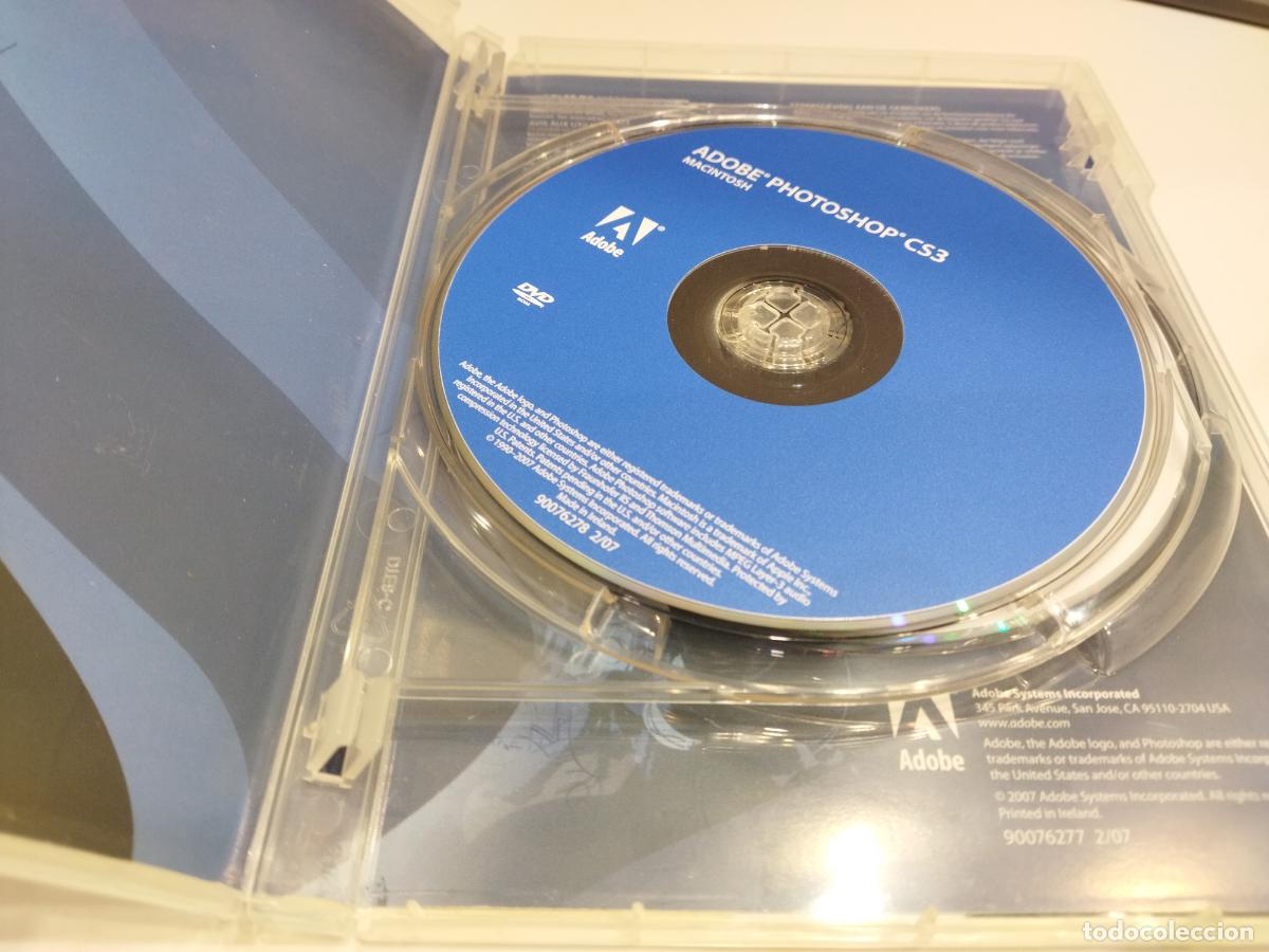 Videojuegos y consolas: ADOBE PHOTOSHOP CS3 - MACINTOSH SOFTWARE CD + VIDEO WORKSHOP - ADOBE SYSTEMS 2007 - NUEVO - Foto 3