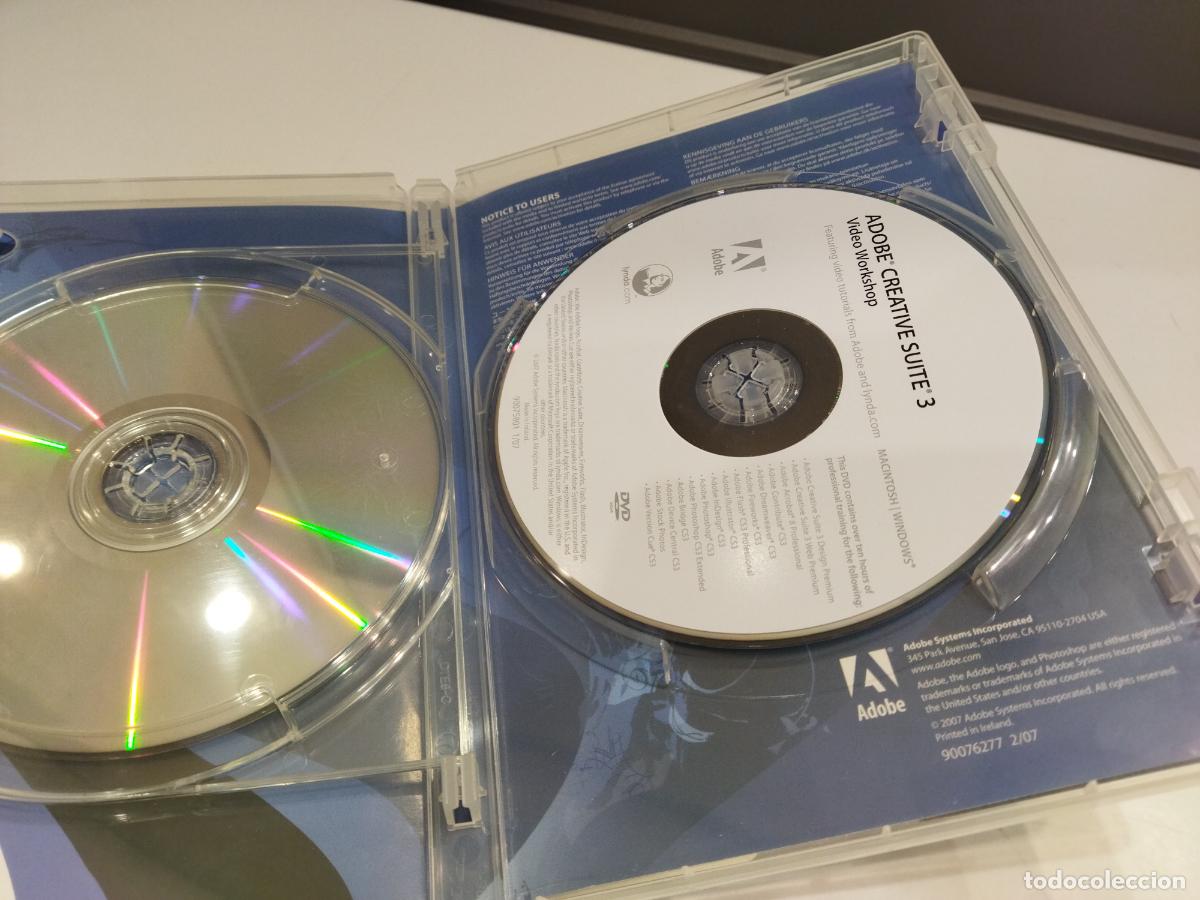 Videojuegos y consolas: ADOBE PHOTOSHOP CS3 - MACINTOSH SOFTWARE CD + VIDEO WORKSHOP - ADOBE SYSTEMS 2007 - NUEVO - Foto 4