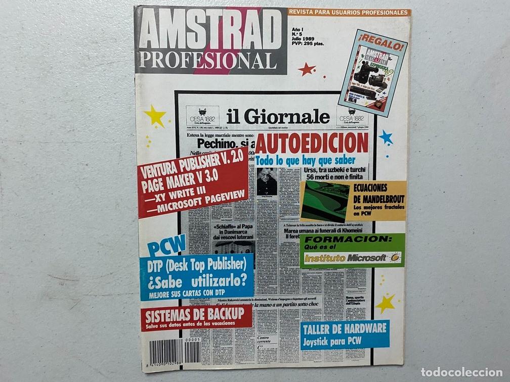 Videojuegos y consolas: AMSTRAD PROFESIONAL N&ordm; 5 - REVISTA DE SOFTWARE - HARDWARE AMSTRAD PC - Foto 1