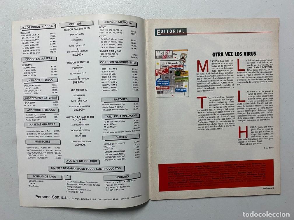 Videojuegos y consolas: AMSTRAD PROFESIONAL N&ordm; 5 - REVISTA DE SOFTWARE - HARDWARE AMSTRAD PC - Foto 4