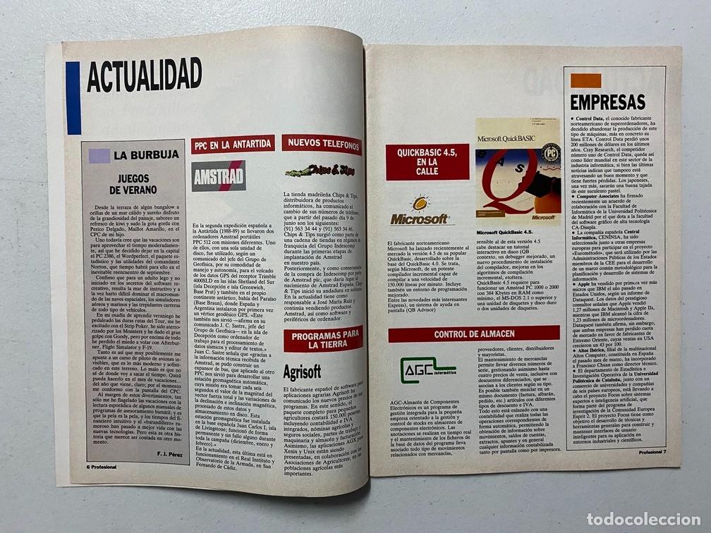 Videojuegos y consolas: AMSTRAD PROFESIONAL N&ordm; 5 - REVISTA DE SOFTWARE - HARDWARE AMSTRAD PC - Foto 5