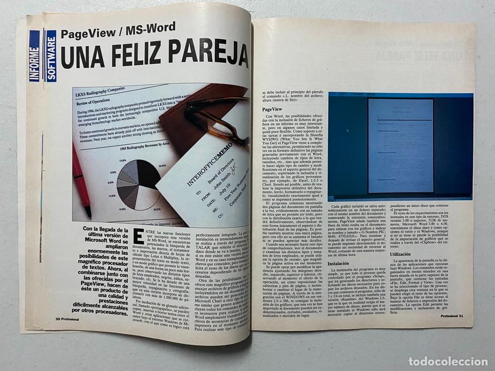 Videojuegos y consolas: AMSTRAD PROFESIONAL N&ordm; 5 - REVISTA DE SOFTWARE - HARDWARE AMSTRAD PC - Foto 8