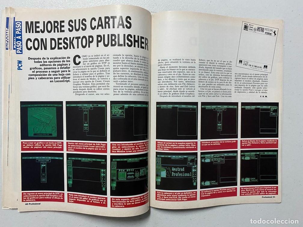 Videojuegos y consolas: AMSTRAD PROFESIONAL N&ordm; 5 - REVISTA DE SOFTWARE - HARDWARE AMSTRAD PC - Foto 10