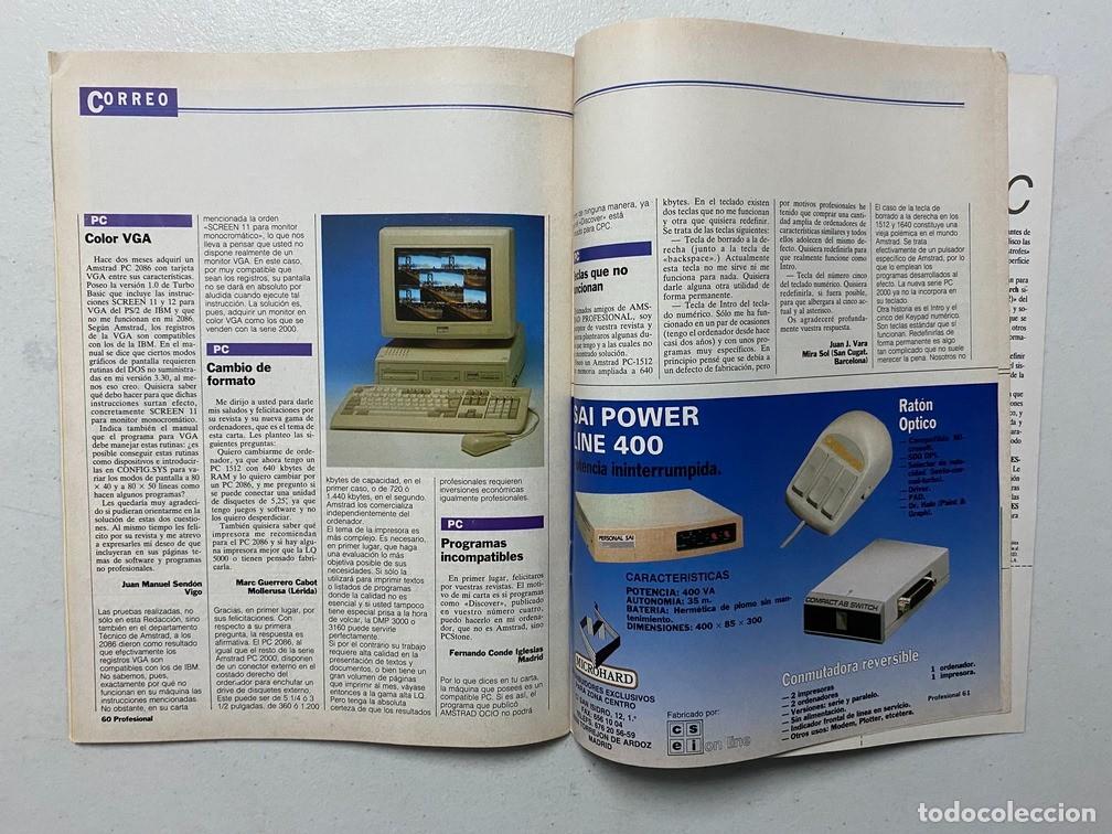 Videojuegos y consolas: AMSTRAD PROFESIONAL N&ordm; 5 - REVISTA DE SOFTWARE - HARDWARE AMSTRAD PC - Foto 11