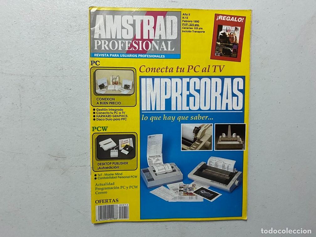 Videojuegos y consolas: AMSTRAD PROFESIONAL N&ordm; 12 - REVISTA DE SOFTWARE - HARDWARE AMSTRAD PC - Foto 1